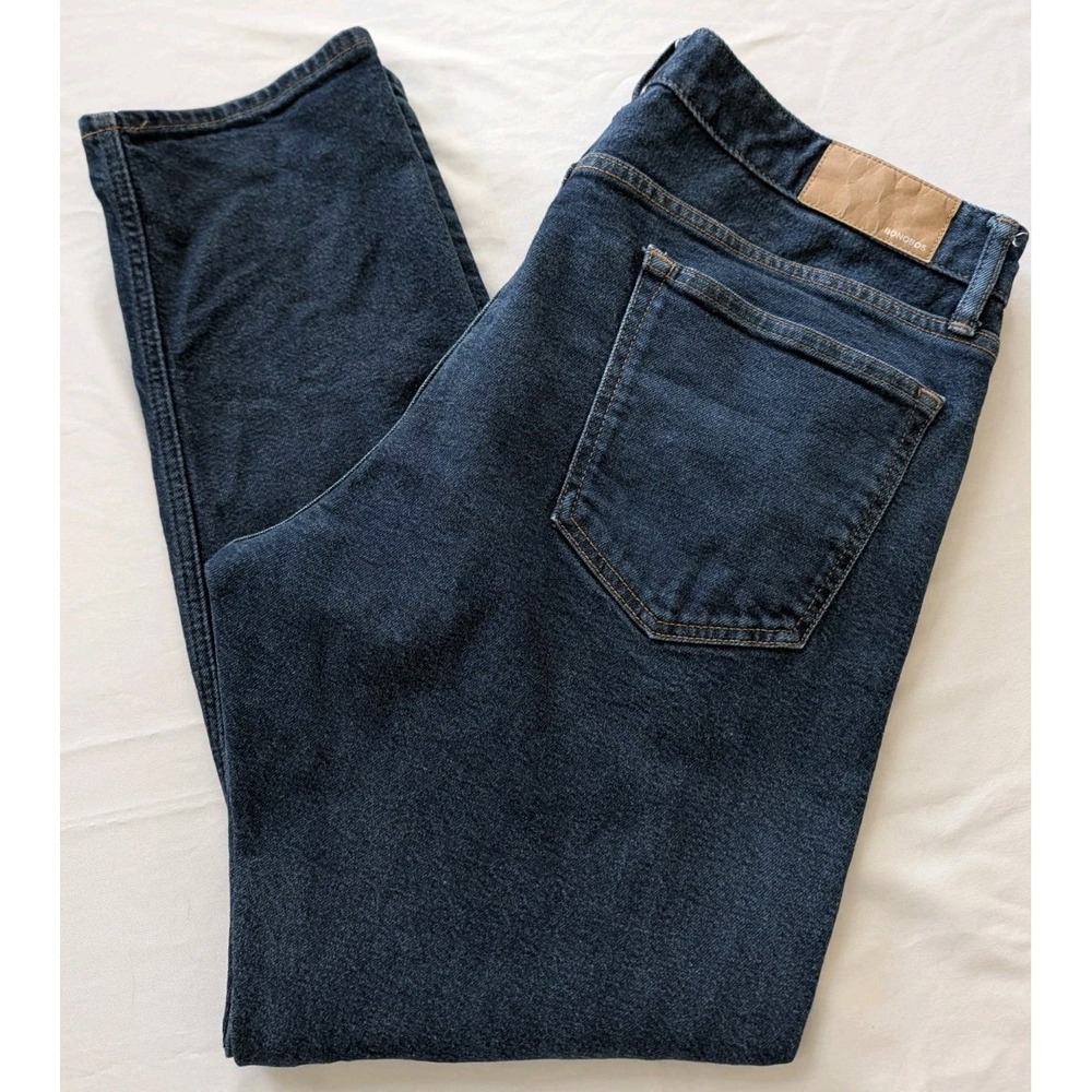 Bonobos Jeans Mens 35x30 Blue Dark Wash Bonobos Men's Dark Wash Denim Stretch